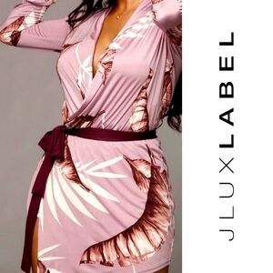 *SOLD* JLUXLABEL Lilac Galea Printed Dress